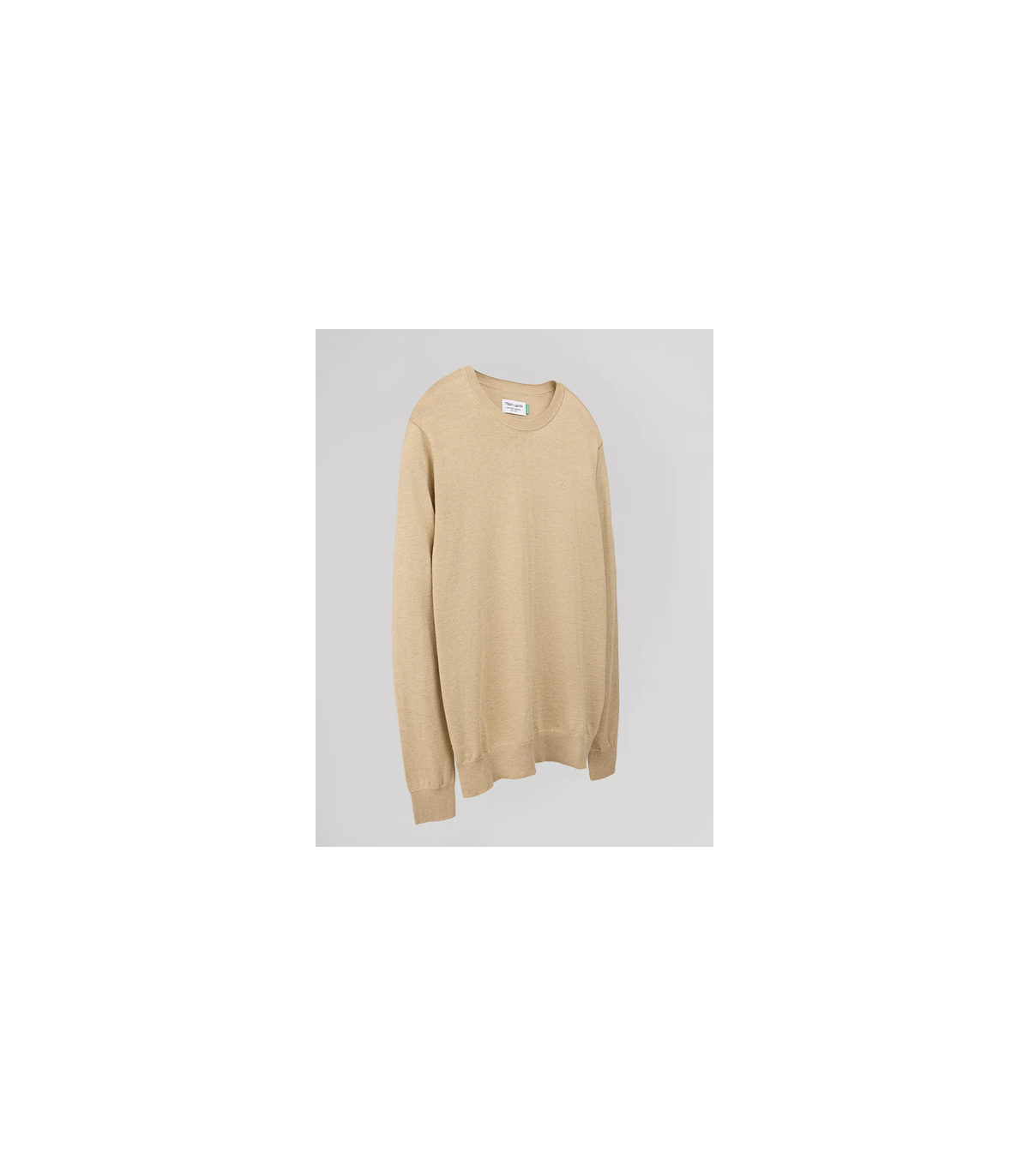 Pull col rond teddy smith 268abeige