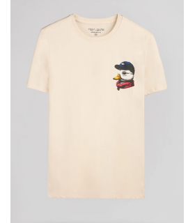 Tee shirt mc teddy smith 230cream
