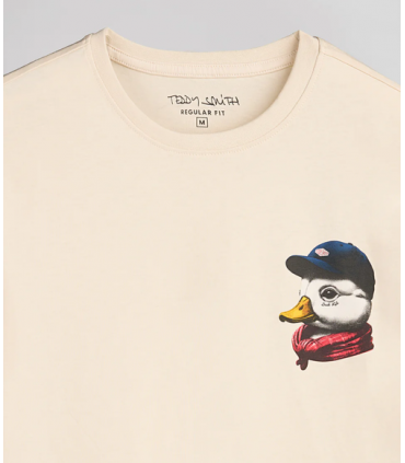 Tee shirt mc teddy smith 230cream