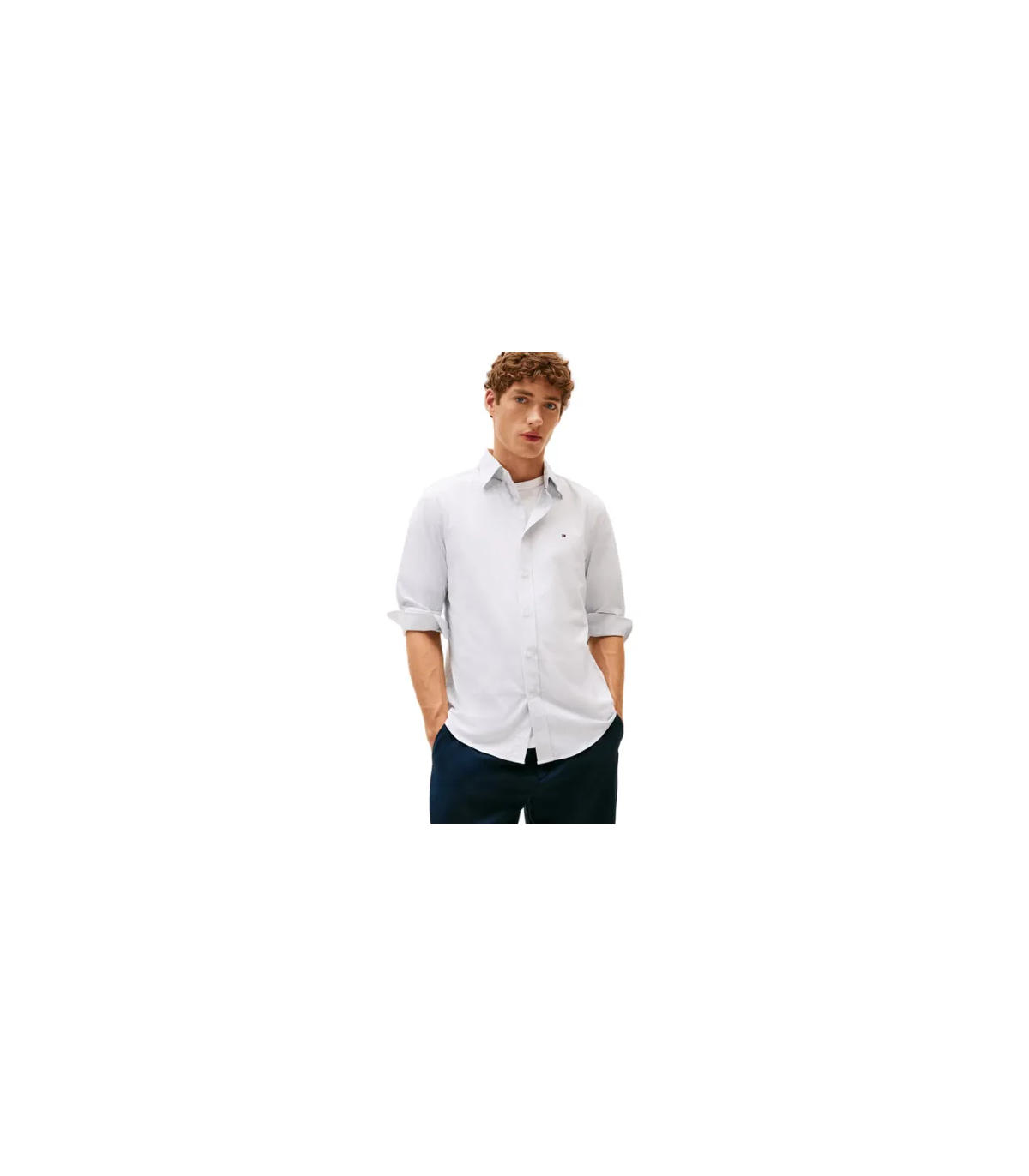 Chemise ml tommy menswear 0k4white