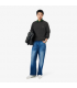 Pull col rond lacoste 050-bitume