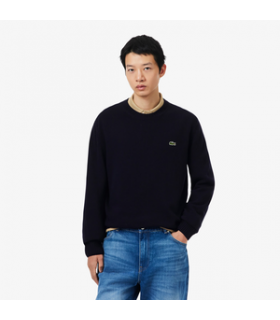 Pull col rond lacoste 166-marine