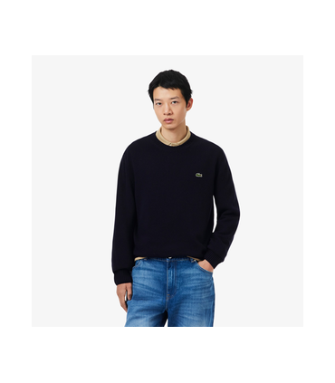 Pull col rond lacoste 166-marine