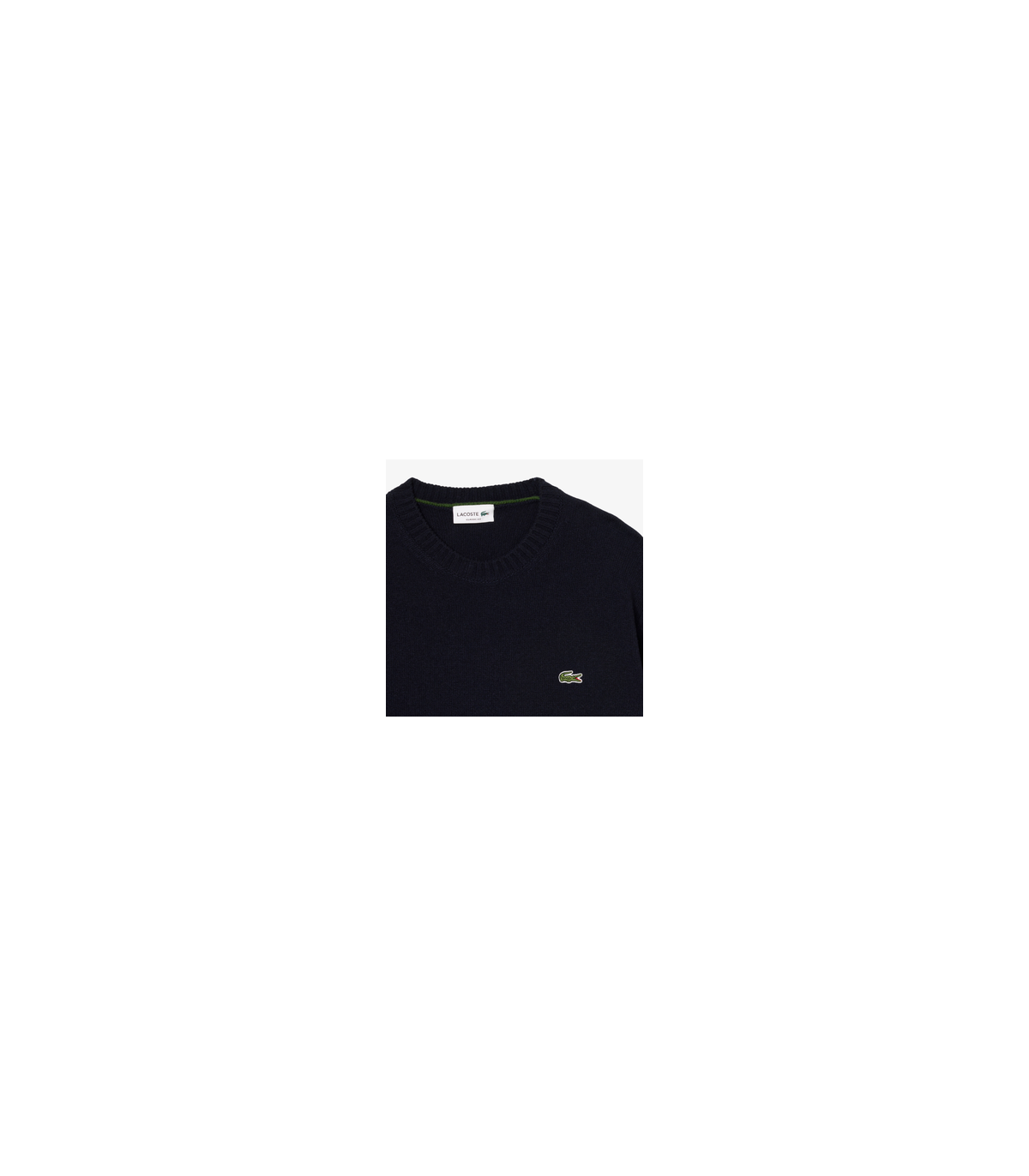 Pull col rond lacoste 166-marine