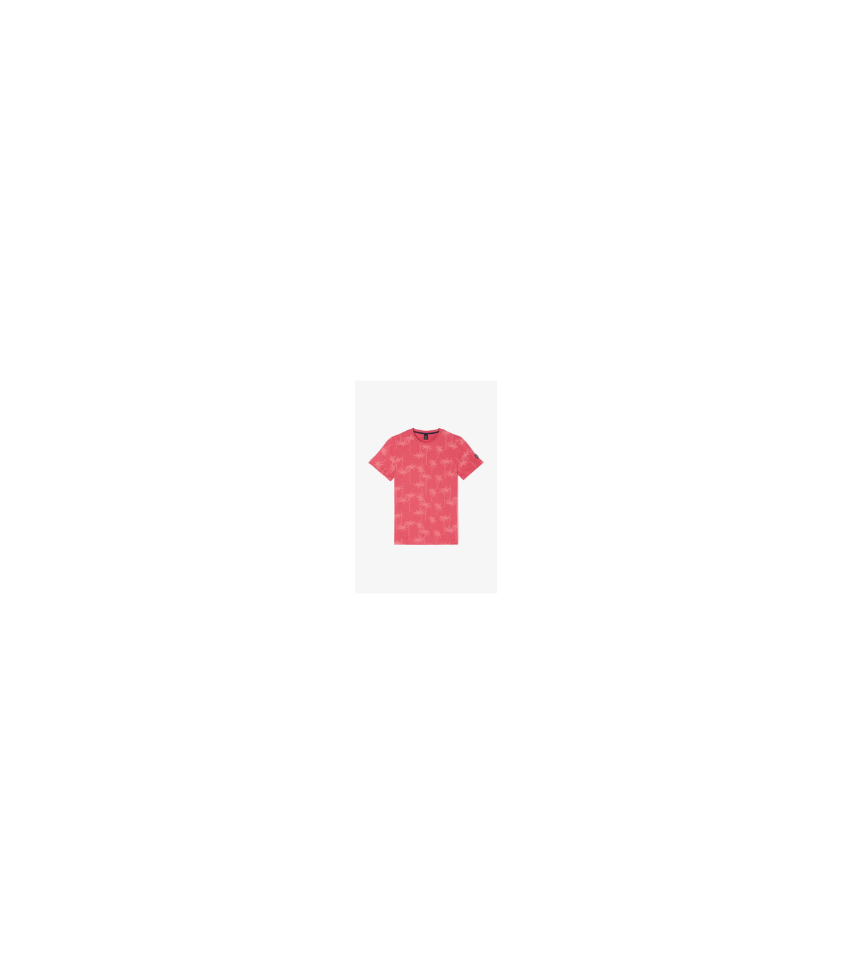 Tee shirt mc tps cerises 4243claret