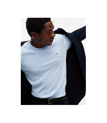 Pull col rond tommy menswear c1oskyblue