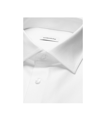Chemise ml uni seidensticker 01blanc