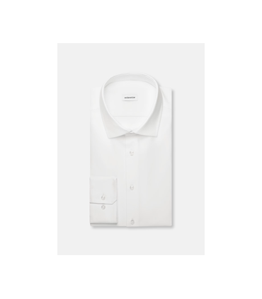 Chemise ml uni seidensticker 01blanc