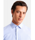 Chemise ml uni seidensticker 11ciel