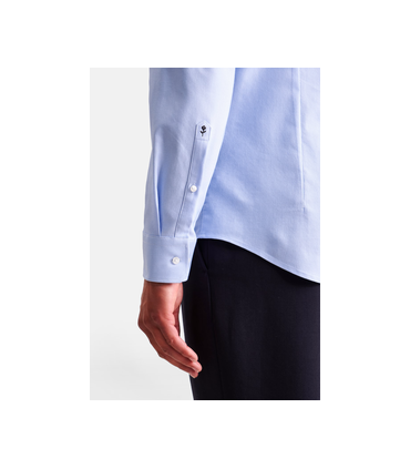 Chemise ml uni seidensticker 11ciel