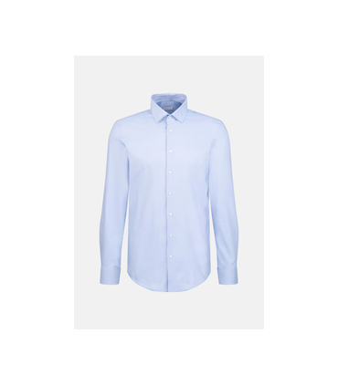 Chemise ml uni seidensticker 11ciel