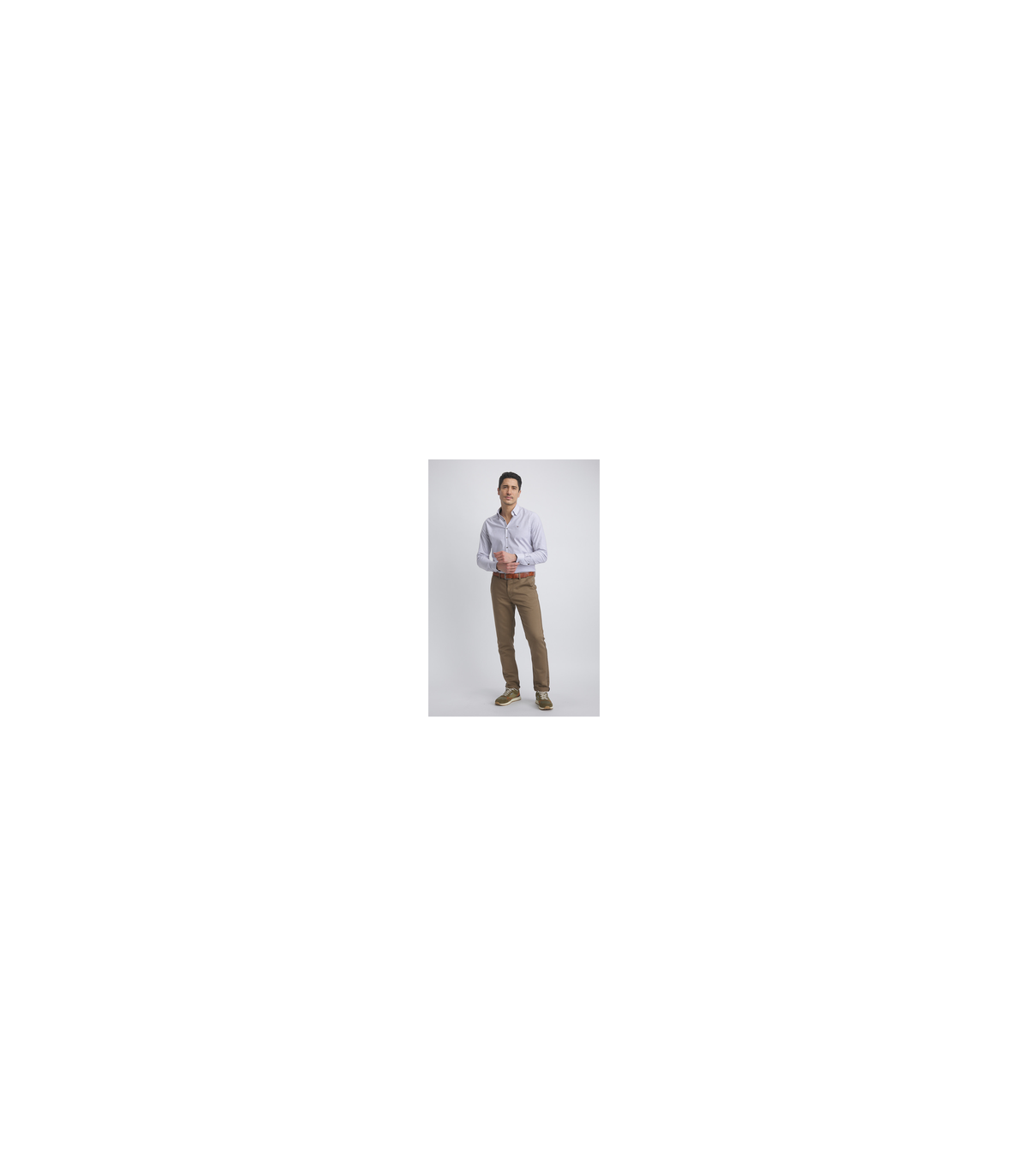 Chemise ml benson & cherry blanc-cafe