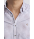 Chemise ml benson & cherry blanc-cafe