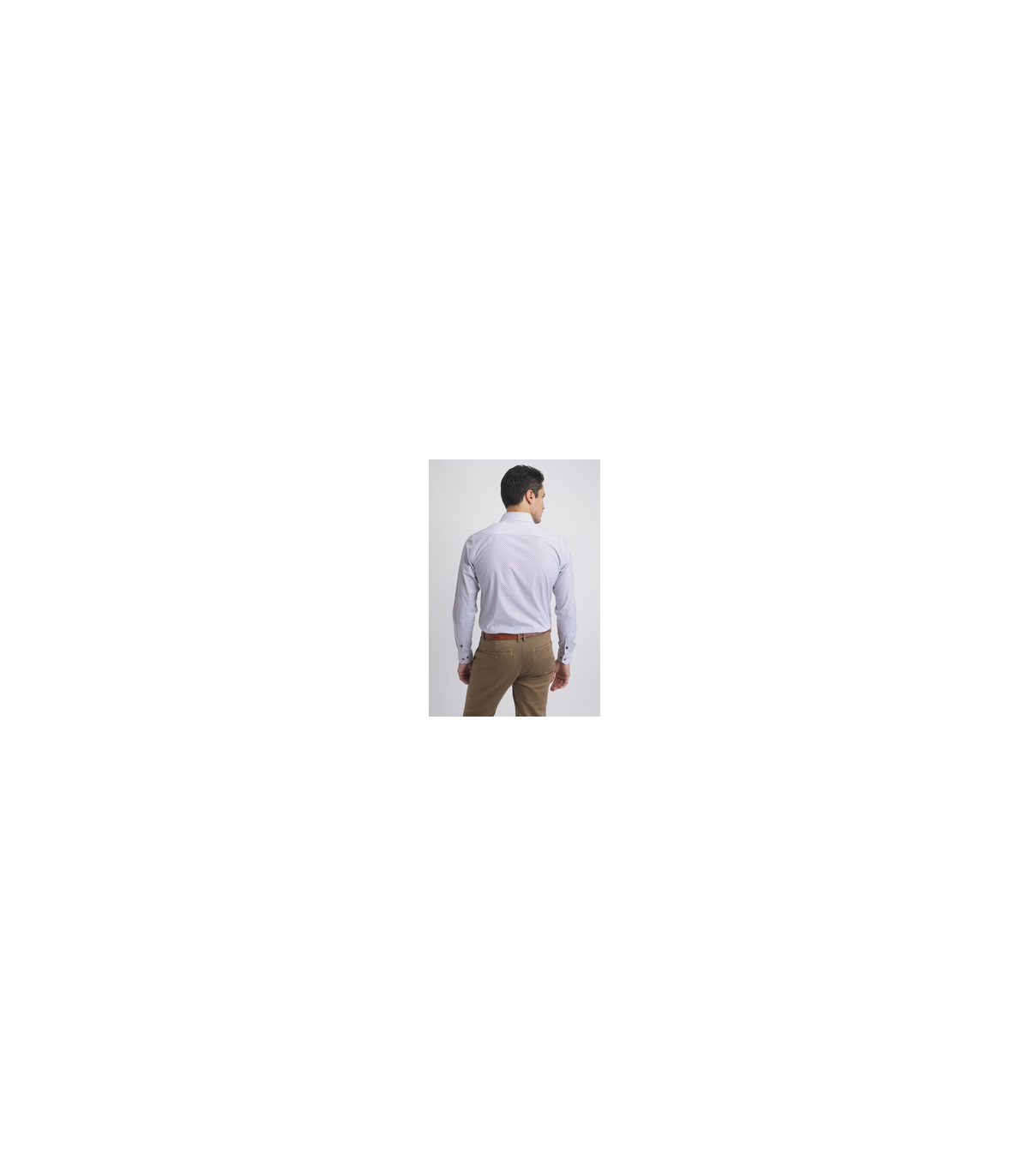 Chemise ml benson & cherry blanc-cafe