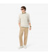 Pull col rond lacoste wl6-poudre