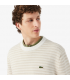Pull col rond lacoste wl6-poudre