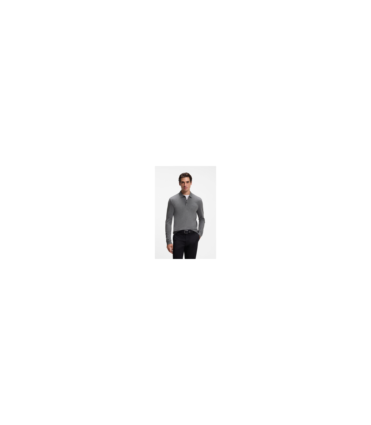 Polo ml boss black 030medgrey