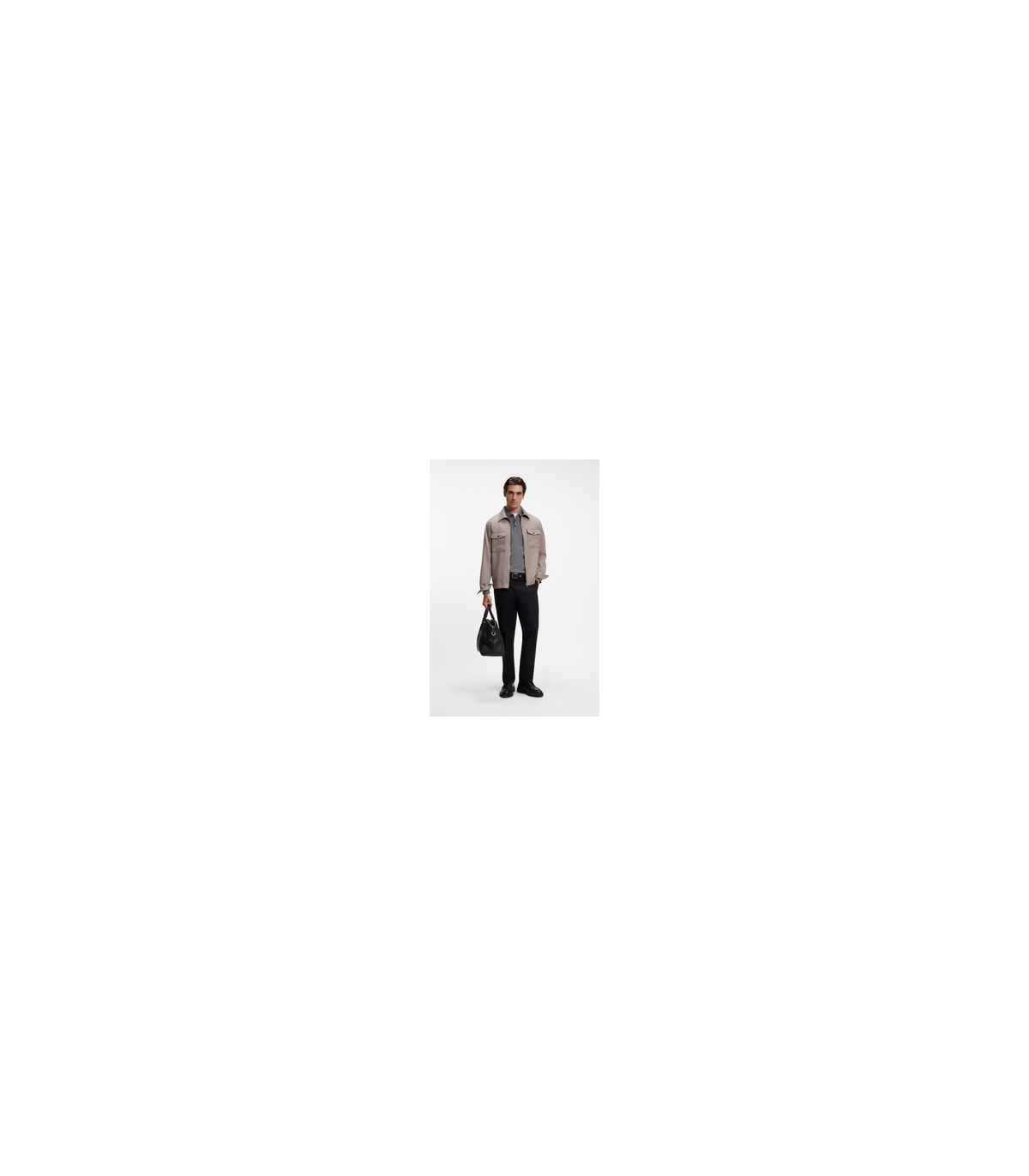 Polo ml boss black 030medgrey