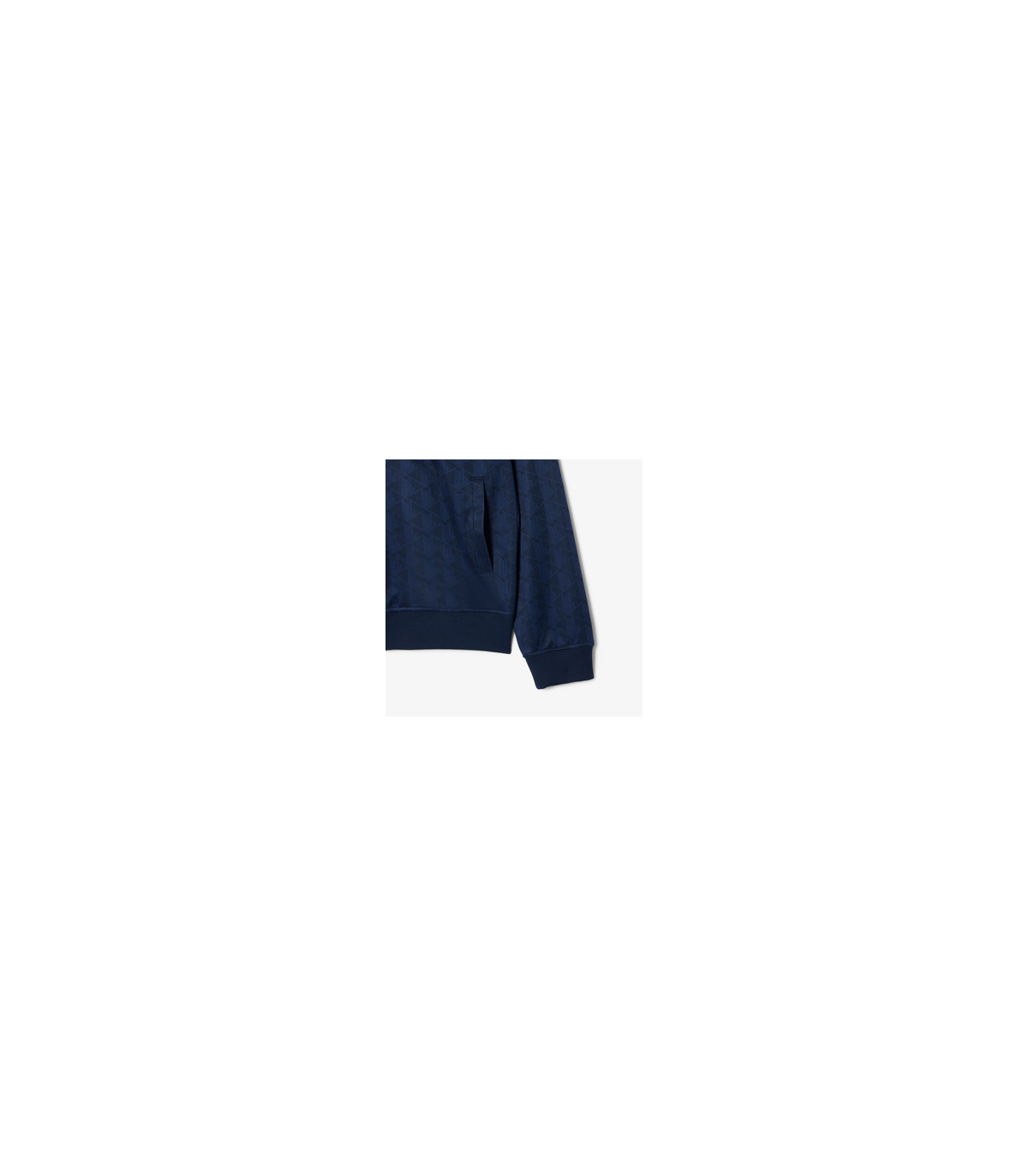 Sweat zippe lacoste 166-marine