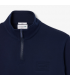 Sweat col zippe lacoste 166-marine