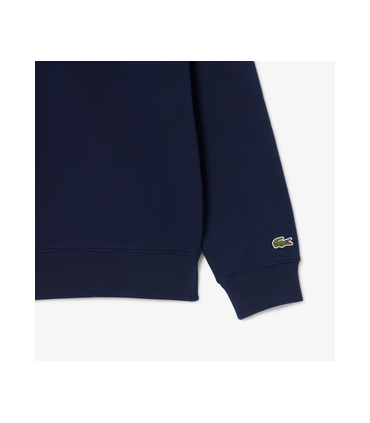 Sweat col zippe lacoste 166-marine