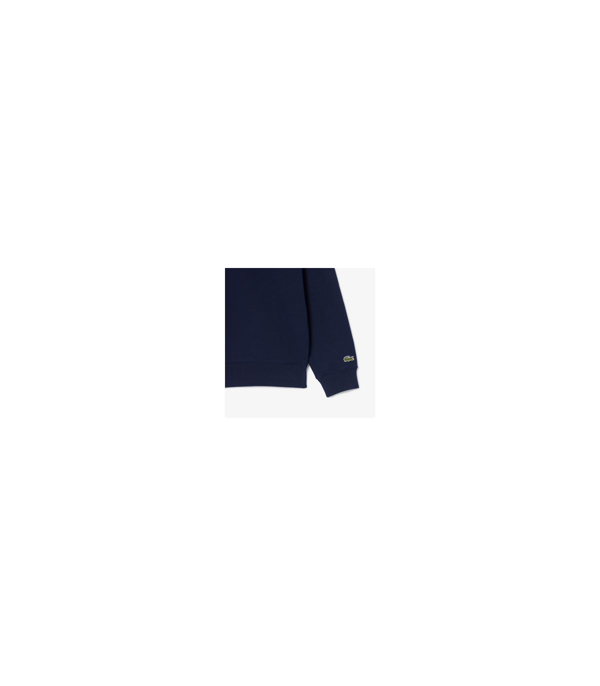 Sweat col zippe lacoste 166-marine
