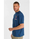 Tee shirt mc tps cerises 3007bleu