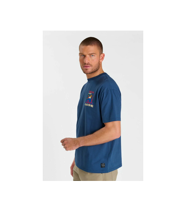 Tee shirt mc tps cerises 3007bleu