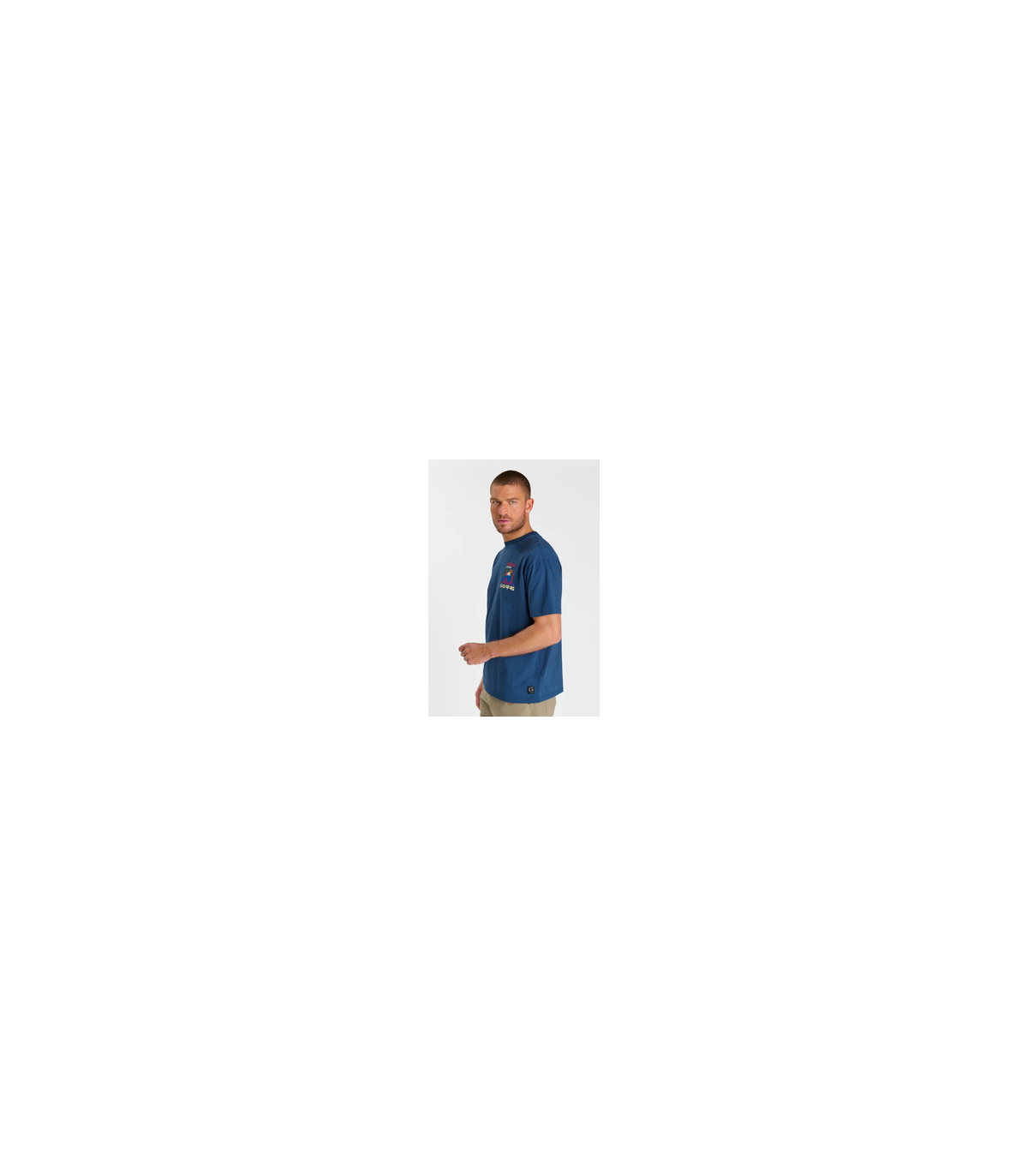 Tee shirt mc tps cerises 3007bleu