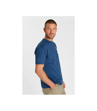 Tee shirt mc tps cerises 3007bleu