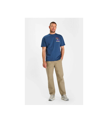 Tee shirt mc tps cerises 3007bleu