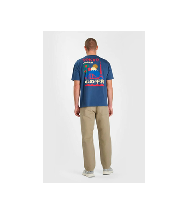 Tee shirt mc tps cerises 3007bleu