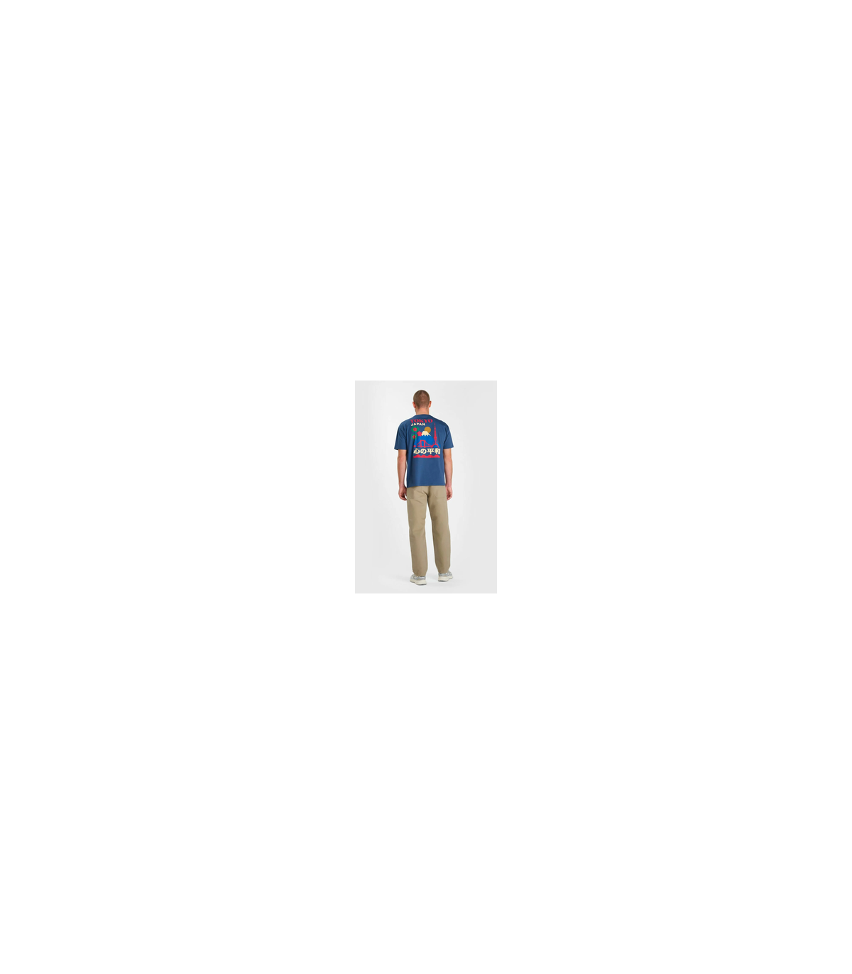 Tee shirt mc tps cerises 3007bleu