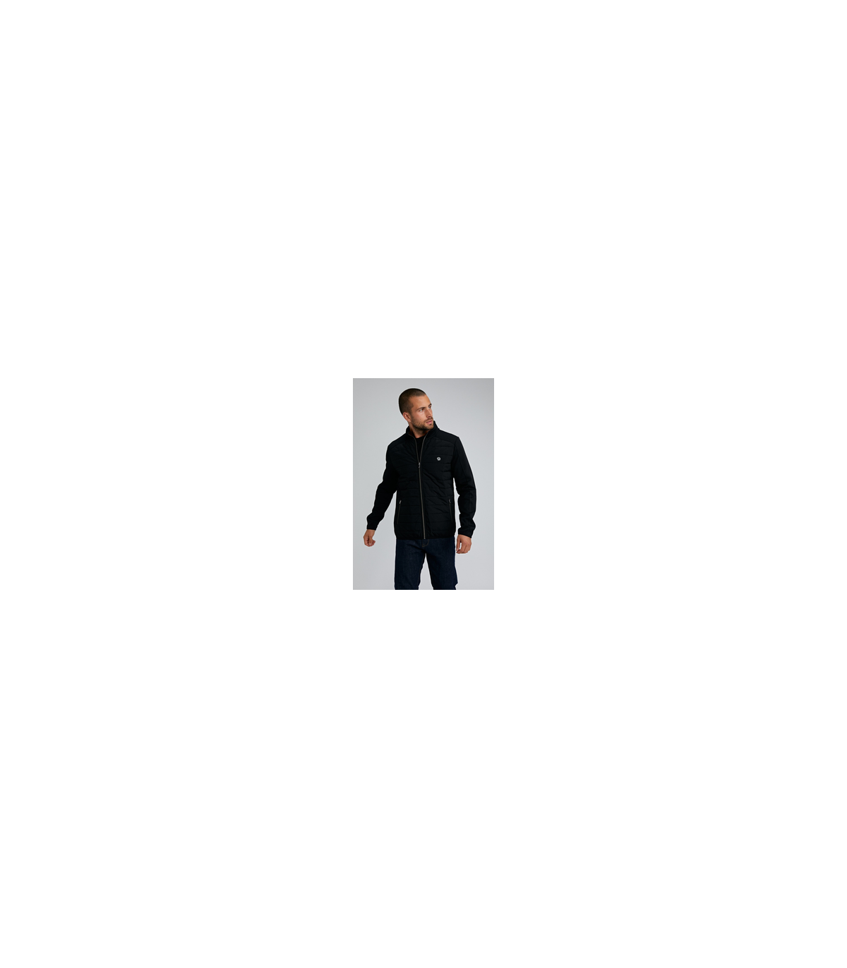 Gilet zippe benson & cherry noir