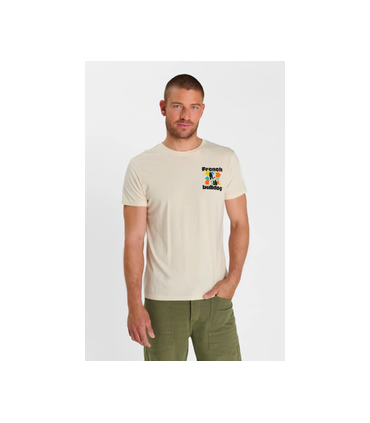 Tee shirt mc tps cerises 1041ecru