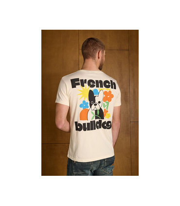 Tee shirt mc tps cerises 1041ecru