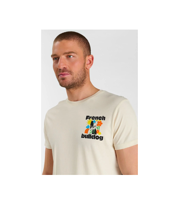 Tee shirt mc tps cerises 1041ecru