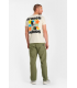 Tee shirt mc tps cerises 1041ecru