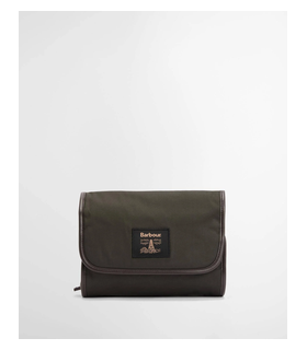 Maroquinerie trousse de toilette barbour ol51olive