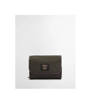 Maroquinerie trousse de toilette barbour ol51olive