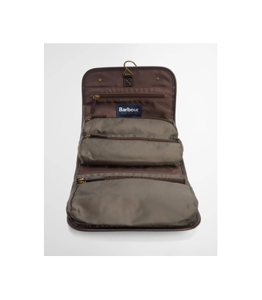 Maroquinerie trousse de toilette barbour ol51olive