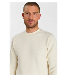 Sweat col rond tps cerises 1041ecru