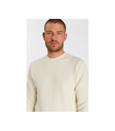 Sweat col rond tps cerises 1041ecru