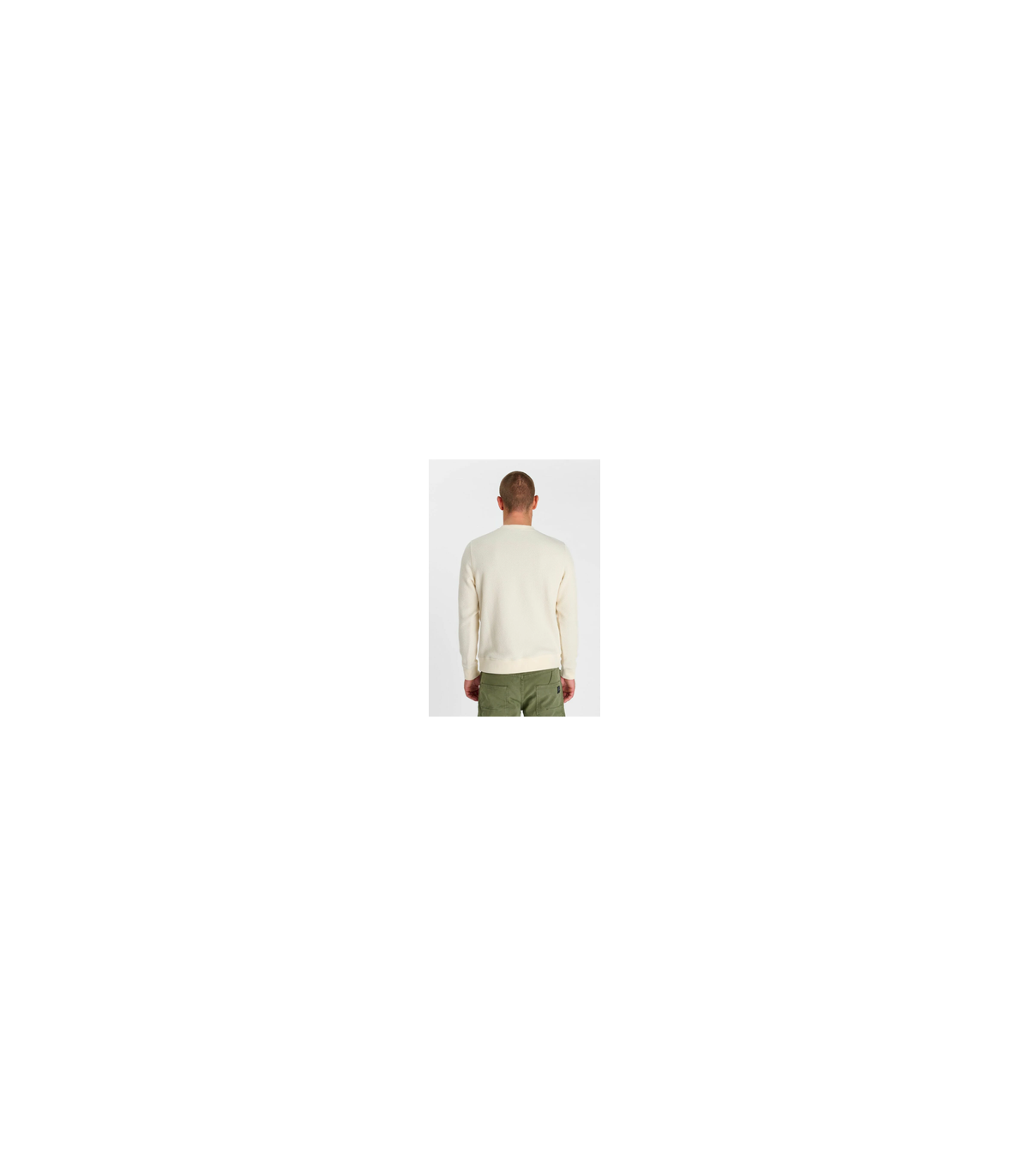 Sweat col rond tps cerises 1041ecru