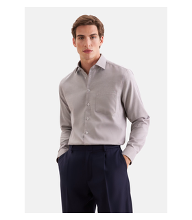 Chemise ml fant seidensticker 24marron