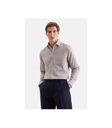 Chemise ml fant seidensticker 24marron