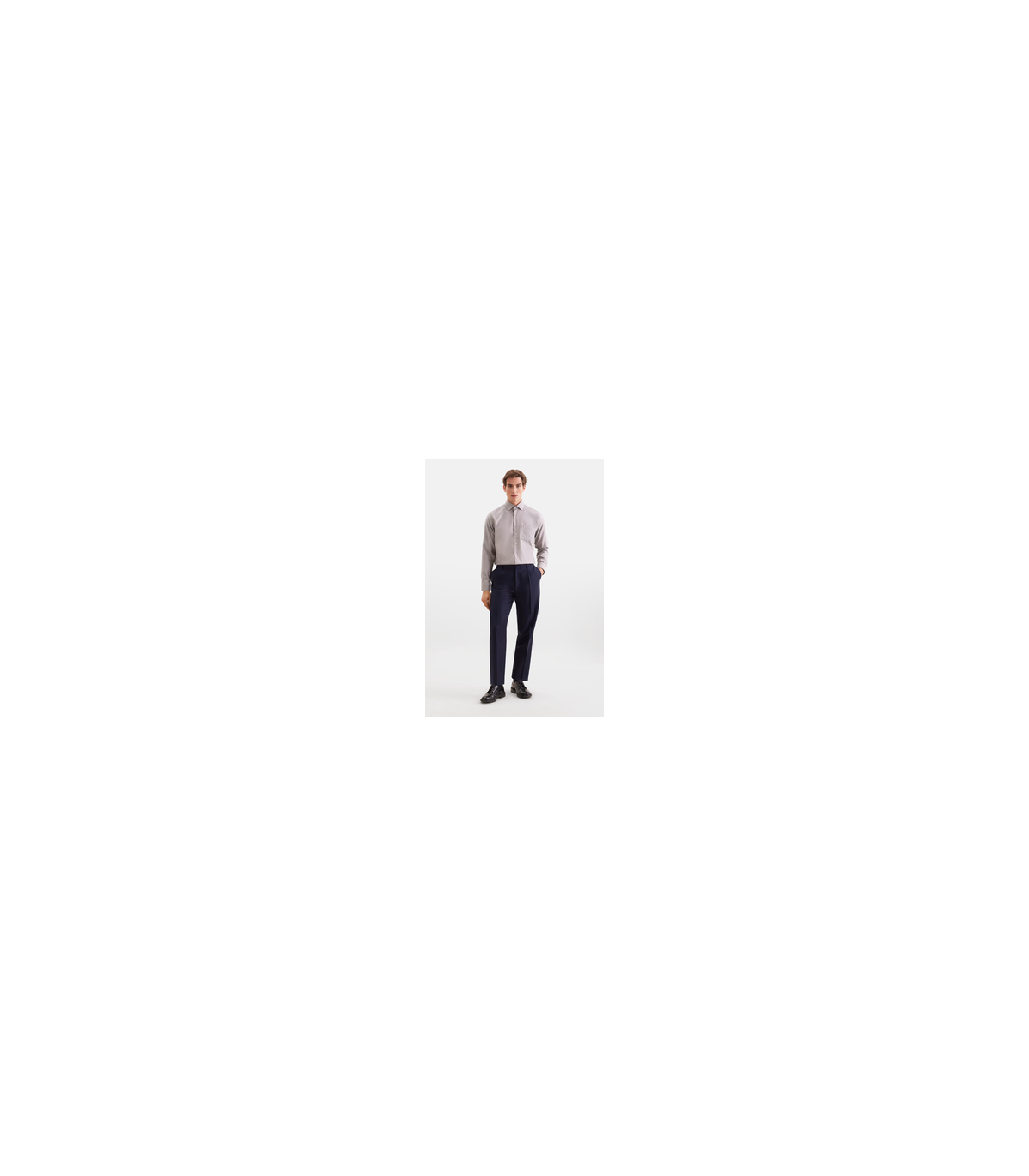 Chemise ml fant seidensticker 24marron