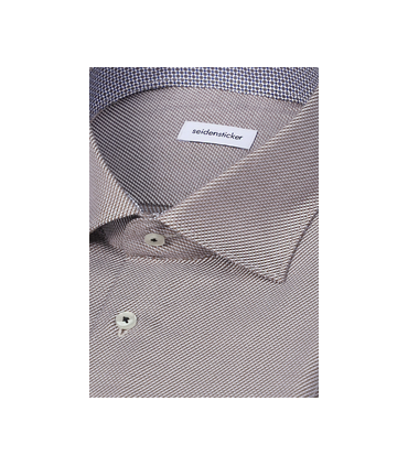 Chemise ml fant seidensticker 24marron