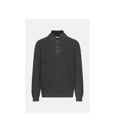 Pull col zippe camel 07anthra