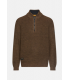 Pull col zippe camel 27choco